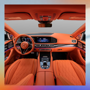 ชุดแต่งขอบประตู 4 ที่นั่ง สีส้ม สำหรับ Mercedes-Benz GLS450 (X167) ปี 2024 - Product Image 2