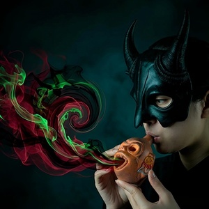 Silbato de Monstruo con Cara de Mono Fantasma Azteca de Pascua para Descompresión, Juguete de Broma, Artefacto Sonoro de Terror para Halloween - Product Image 2