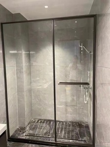 Porte de <span class=keywords><strong>douche</strong></span> en verre sur mesure en acier inoxydable, parois de <span class=keywords><strong>douche</strong></span> en verre, cloisons de <span class=keywords><strong>douche</strong></span>, petites cabines de <span class=keywords><strong>douche</strong></span> walk-in - Product Image 4