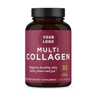 Poudre et Complément en Gélules de Peptides de Collagène Hydrolysé pour la Santé de la Peau, des Ongles, de l'Intestin et des Articulations, avec Pectine