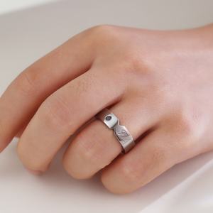 แหวนทองคำขาวสั่งทำพิเศษ ประดับพลอยอะเล็กซานเดรียจากห้องปฏิบัติการ เครื่องประดับชั้นดี ออกแบบได้ตามต้องการ แหวนแต่งงานดีไซน์คลาสสิก แหวนนิรันดร์ - Product Image 6