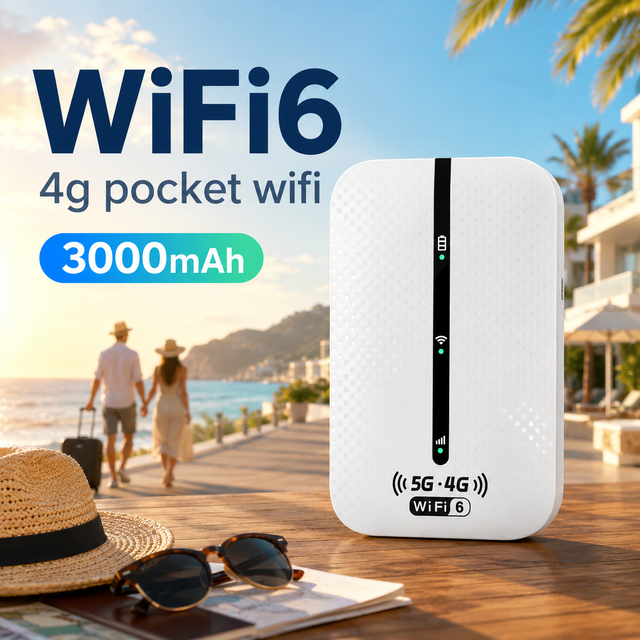 Hot Mobile 4g Sim Card Router Wifi6 Lte USB Type-C 2.4g Wi-Fi 150Mbps 4G Portable Wireless Router 4G LTE Travel Hotspot Router