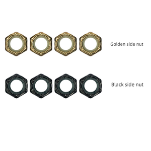 น็อตและสลักเกลียวสำหรับสเก็ตบอร์ดแบบหัวแบนสำหรับมืออาชีพ - Product Image 3