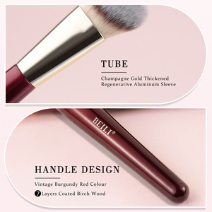 Best-seller <span class=keywords><strong>Pinceau</strong></span> <span class=keywords><strong>de</strong></span> luxe pour <span class=keywords><strong>fond</strong></span> <span class=keywords><strong>de</strong></span> <span class=keywords><strong>teint</strong></span> crème <span class=keywords><strong>liquide</strong></span> Contour <span class=keywords><strong>Pinceau</strong></span> pour le visage en cheveux synthétiques doux et denses pour les yeux - Product Image 2