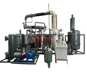 Máquina de distilação de óleo de resíduos, alta taxa de recuperação, máquina purificadora de óleo de carro