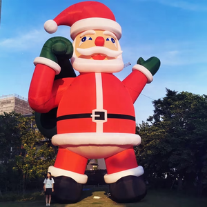 Decoración Inflable Navideña de Santa Claus, Globo Grande para Exteriores, Arco de Exhibición para Eventos, Casa de Tela Oxford, Domo - Product Image 3