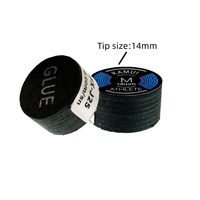 Athlète Kamui professionnel 8 couches S/M/H 14mm cuir Kamui pointe de queue de billard pointes durables pour billard