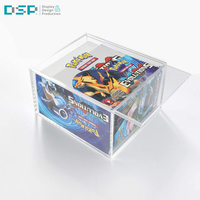 DSP Vietnam Factory Clear Magnetic UV Resistance  Old Modern Blister Booster Pack Acrylic Protector Display Case