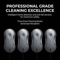 Robot de nettoyage de vitres intelligent anti-chute 3000Pa X9 avec double pulvérisation d'eau, robot nettoyeur de vitres automatique pour immeubles de grande hauteur