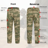 Combinaison de camouflage de style russe résistante à l'abrasion en coton mélangé et polyester, uniforme tactique, veste de sport d'extérieur pour hommes