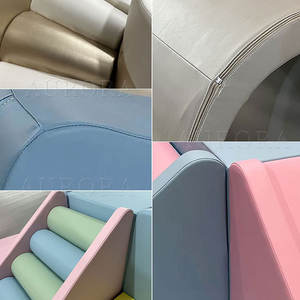 Ensemble de terrain de jeu souple en or <span class=keywords><strong>rose</strong></span> pour enfants, avec clôture pour fosse <span class=keywords><strong>à</strong></span> balles, ensemble de jeu souple pour tout-petits - Product Image 4