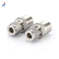 Coupleur de déconnexion rapide hydraulique en acier inoxydable à face plate mâle femelle haute pression 1/4