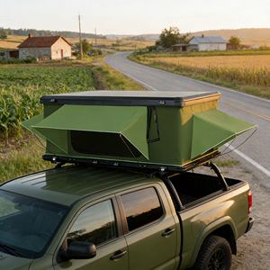 Tente de toit rigide spacieuse <span class=keywords><strong>pour</strong></span> famille avec pièce annexe <span class=keywords><strong>pour</strong></span> plus d'espace de couchage et de rangement - Product Image 2