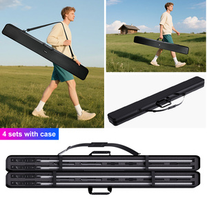 En Existencia en EE. UU., Paquete de 4 Tubos de Luz LED RGBW de 360° para Exteriores TL-150 IP65, con Estuche, Control Inteligente por Aplicación, Iluminación para Fiestas y Escenarios de DJ - Product Image 5