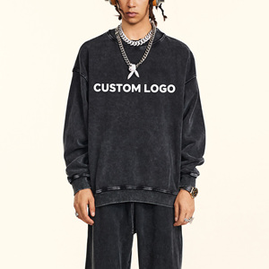Custom LOGO Plaid Crewneck Sweatshirt 100% Cotton Spring Classic Minimalist Unisex Casual Daily <b>Pullover</b> <b>Men</b> - Product Image 3