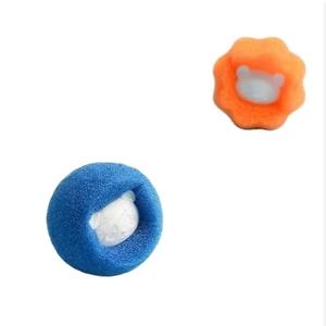 3 pcs/<span class=keywords><strong>lot</strong></span> Boule à linge Décontamination Anti-enroulement Machine à laver Nettoyage des vêtements Boule magique Ménage Forme mignonne Éponge PU - Product Image 1