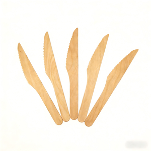 <span class=keywords><strong>Couverts</strong></span> en <span class=keywords><strong>bois</strong></span> durables et robustes, <span class=keywords><strong>couverts</strong></span> jetables en <span class=keywords><strong>bois</strong></span>, vaisselle en <span class=keywords><strong>bois</strong></span> naturel personnalisée pour la restauration à emporter - Product Image 1