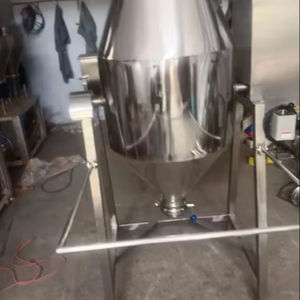 Mélangeur industriel à double cône en acier inoxydable pour poudres - Product Image 1