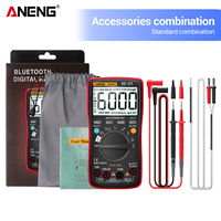 Multimètre numérique professionnel ANENG AN9002 True RMS 6000 points de mesure, sélection automatique de la plage, testeur de courant et de tension 750V AC 1000V DC