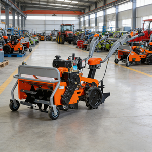 Mini-motoculteur diesel Newpanda 173F, broyeur d'herbe, désherbeur rotatif, haute productivité, 6HP, démarrage manuel, largeur de travail de 60 cm, pour terres agricoles - Product Image 1