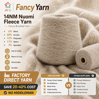 Factory Wholesale 14NM Glutinous Rice Velvet Fancy Yarn Low Shedding Yarn for Children Knit Clothes Women Sweater Cardigan