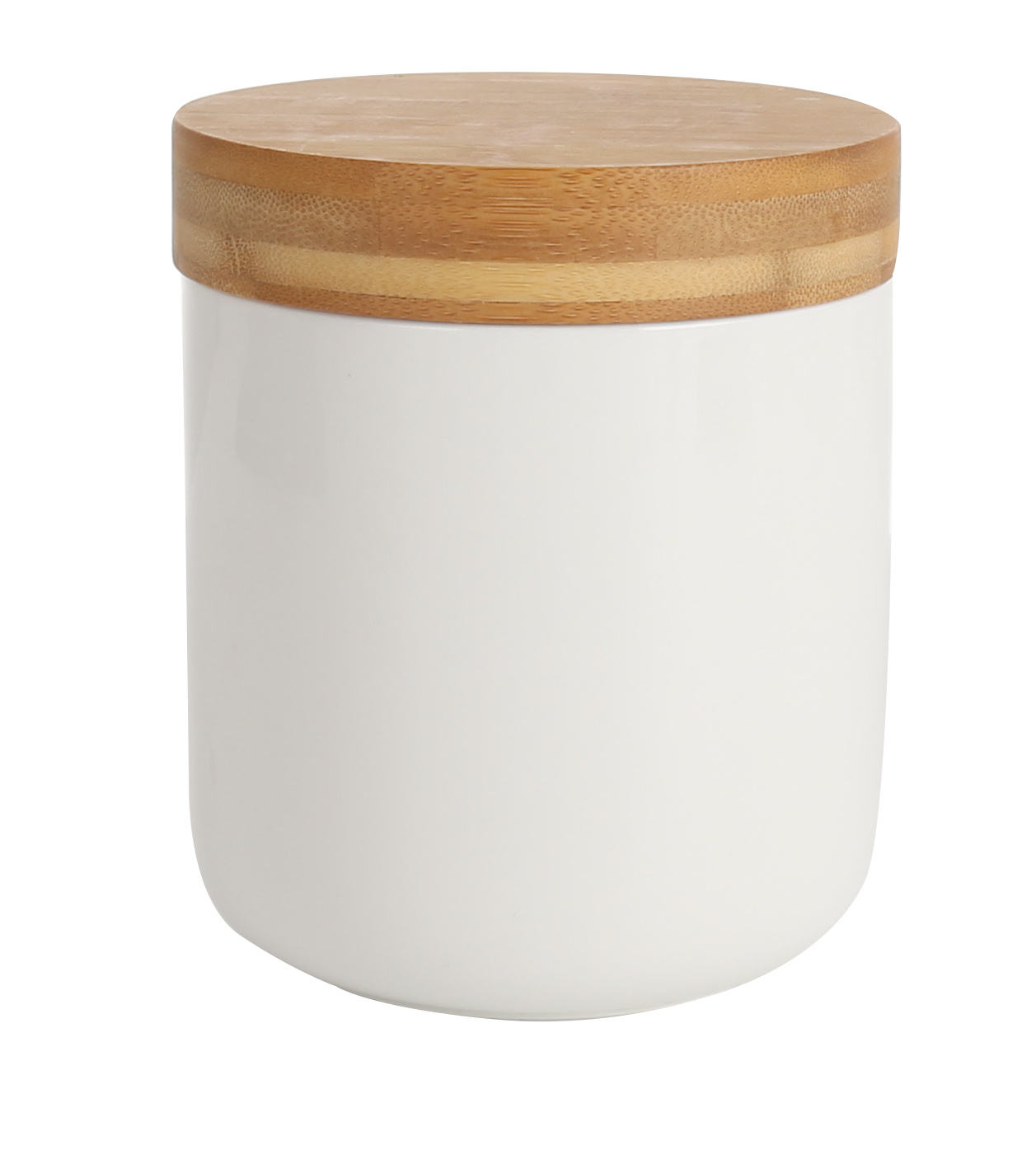 Wholesale Canister Food Storage with Bamboo Lid Jars