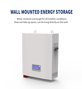ระบบกักเก็บพลังงานแสงอาทิตย์ 51.2V พร้อมแบตเตอรี่ลิเธียมไอออน Lifepo4 100ah 200ah 300ah แบบติดผนัง - Product Image 3