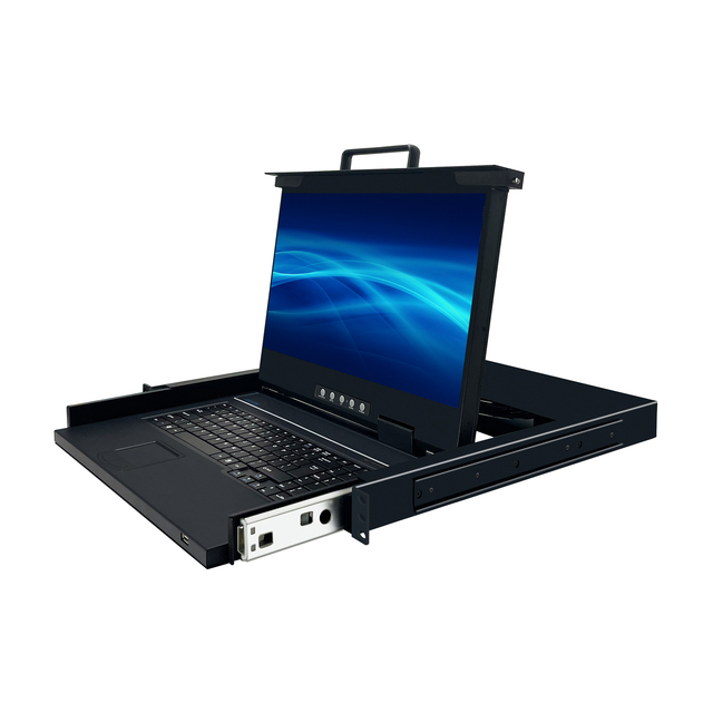 1u Rackmount Lcd Console 4 8 16 Port Kvm 4k UHD 60Hz 1080p Kvm Switch 17 Lcd Kvm Console 8 Port Vga
