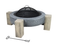 Cheminée à bois extérieure professionnelle pour la cuisine et le four, four européen à charbon de bois de qualité avec de multiples fonctions