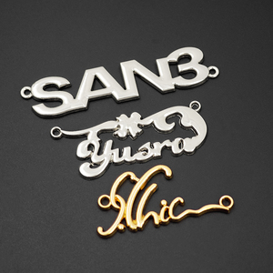 Mới nhất thiết kế tùy chỉnh may kim loại logo thương hiệu Kim loại quần áo Nhãn trang trí túi kim loại tag nhãn - Product Image 3