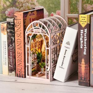 Minicity Book Nook DIY Kit 3D in miniatura Townscape lookshelf inserto all'ingrosso all'ingrosso per librerie e negozi di articoli <span class=keywords><strong>da</strong></span> regalo - Product Image 5