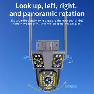 Wistino 6K ba ống kính CCTV <span class=keywords><strong>Camera</strong></span> nhà ở wifi màu đêm tầm nhìn chuyển động phát hiện IP <span class=keywords><strong>Camera</strong></span> An Ninh - Product Image 2