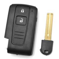 Lame de clé vierge professionnelle TOY40 non taillée pour télécommande de proximité sans clé, pièce de rechange automobile