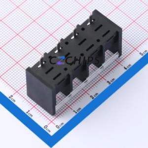DBT40S-9.5-4P-BK-P Barrier Terminal Block P=9.5mm Connector ( Pitch: 9.5mm )( Rated Current: 20A )( Rated Voltage: 300V ) - Product Image 2