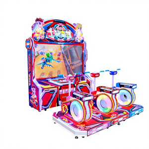 Máquina de Videojuegos Arcade Metálica que Funciona con Monedas, con Modos de Carreras de Motos para 3 Jugadores y Desafíos Urbanos, Modos de <span class=keywords><strong>Boxeo</strong></span> para Niños - Product Image 4