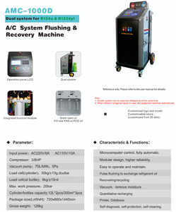 Doppia macchina refrigerante automatica A Gas R134a 1234yf A/C aria condizionata per auto universali - Product Image 2