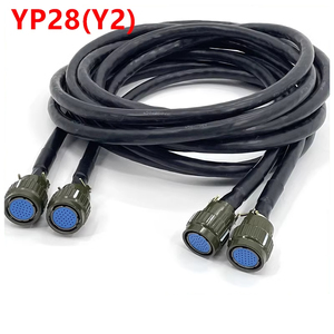 Güç konektörü alüminyum Y konnektörleri Y28M-24ZJ 24 pozisyon dairesel havacılık kablo fişi Y21 Y28 YP30Y50-<span class=keywords><strong>2</strong></span>-120pin kablo demeti - Product Image 2