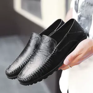 Spring New <strong>Men's</strong> Casual PU Leather <strong>Shoes</strong> <strong>Men's</strong> One Foot Soft-soled <strong>Shoes</strong> Business <strong>Shoes</strong> - Product Image 5