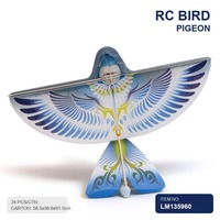 EPT EBird Blue Pigeon - Jouet d'oiseau volant télécommandé pour enfants. Hélicoptère oiseau télécommandé à ailes battantes bioniques pour intérieur/extérieur
