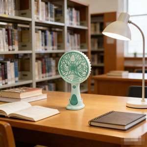 Nuevo Ventilador de Escritorio Portátil con Diseño de Danza del León y Margarita, 3 Velocidades, Tipo-C, Batería de Litio de 500 mAh, Venta Caliente de Fábrica - Product Image 5