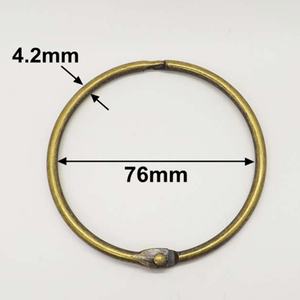 Anillas de Bronce EWANG de 3 Pulgadas para Encuadernación de Libros, Anillas para Encuadernar Cuadernos y Papel - Product Image 3