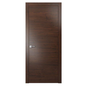 Porta del bagno preappesa in legno con pannello americano per interni della casa di design classico impermeabile del carpentiere - Product Image 6