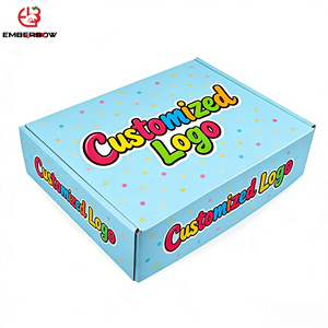 EBB Eco-Friendly Recyclable Corrugated Mailer <b>Box</b> with Magnetic Closure Reusable Custom Printing for Shoes & <b>Clothes</b> Packaging - Product Image 1