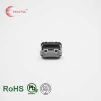 Filtro EMI de Núcleo de Ferrita Dividido SCRC 90B, Supresor de Ruido para Cable de Dispositivos Pequeños, Diámetro Interior de 9 mm