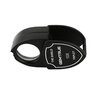 Direct Factory Sale 10x Handheld Jewelry Appraisal Tool High Quality Metal Magnifying Glass Loupe for Reading Observing Stones