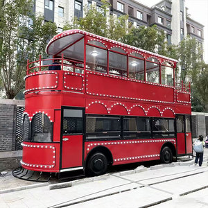 Restaurant mobile de luxe à deux étages, de style bus londonien, haute capacité, pour la restauration de rue à grande échelle - Product Image 2