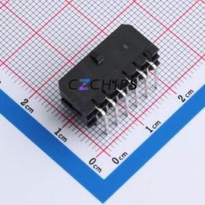 W300220KC-12PB2123 Wire-to-Board Pin Header Bent Lead Through Hole,P=3mm Connector 2x6P 3mm Right Angle Insert Micro-Fit MX 3.0 - Product Image 2