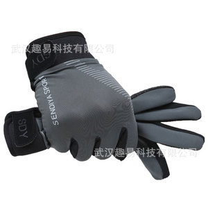 Outdoor Sports Running <b>Gloves</b> <b>Touchscreen</b> Compatible Thin Elastic Bicycle <b>Gloves</b> Unisex All Seasons - Product Image 4