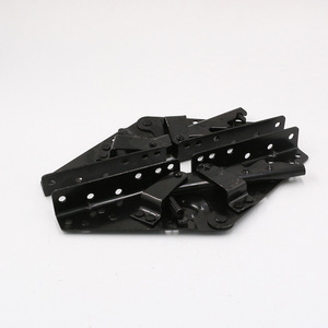 Bisagra Plegable Autonomy D001 Negra, 8 Agujeros por Hoja, para Mesa, Cama, Sofá, Accesorio de Ferretería - Product Image 1