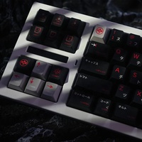 Claviers personnalisés sur le thème Cyberpunk Arasaka, profil Cherry, sublimation par transfert thermique pour clavier mécanique à commutateurs MX